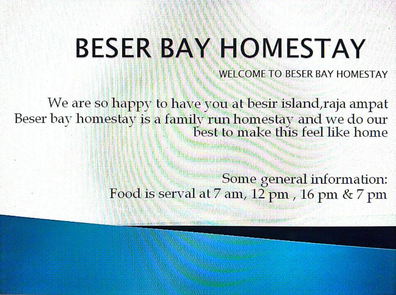 Beser Bay Homestay Besir Extérieur photo